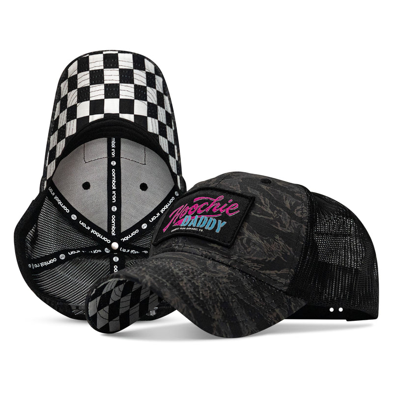 Load image into Gallery viewer, Hoochie Daddy Retro Script Patch Original Ripstop Snapback Hat
