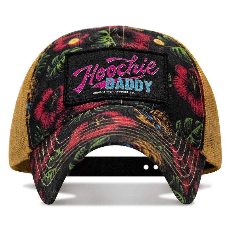 Load image into Gallery viewer, Hoochie Daddy Retro Script Patch Ripstop Tactical Mesh Snapback Hat
