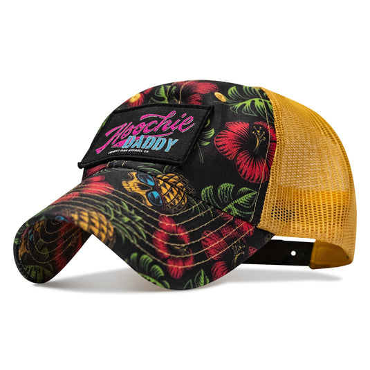 Hoochie Daddy Retro Script Patch Ripstop Tactical Mesh Snapback Hat