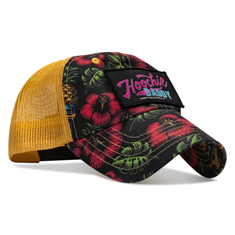 Load image into Gallery viewer, Hoochie Daddy Retro Script Patch Ripstop Tactical Mesh Snapback Hat
