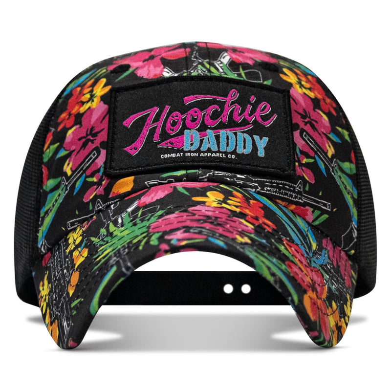 Load image into Gallery viewer, Hoochie Daddy Retro Script Patch Ripstop Tactical Mesh Snapback Hat
