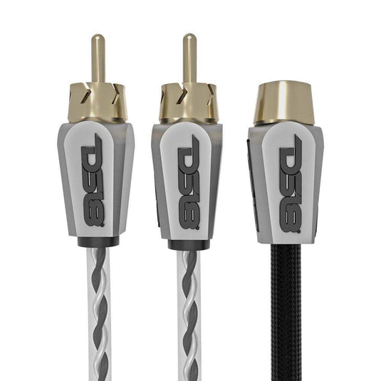 Level 3 RCA 100% Copper OFC Y Connector 1 FEMALE to 2 MALE - BLACK - RED - Skoutley Outdoors LLC