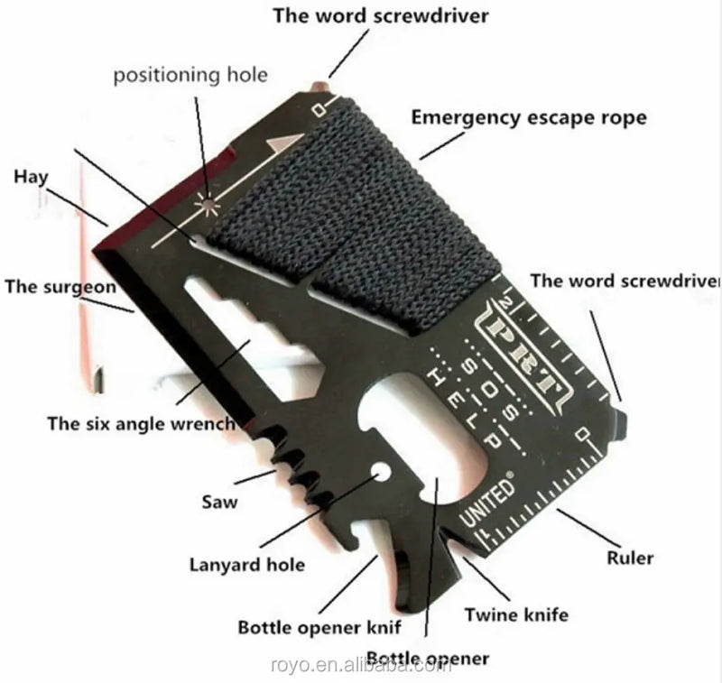 Load image into Gallery viewer, Ultimate14 Tactical Card (14-in-1 Multitool)
