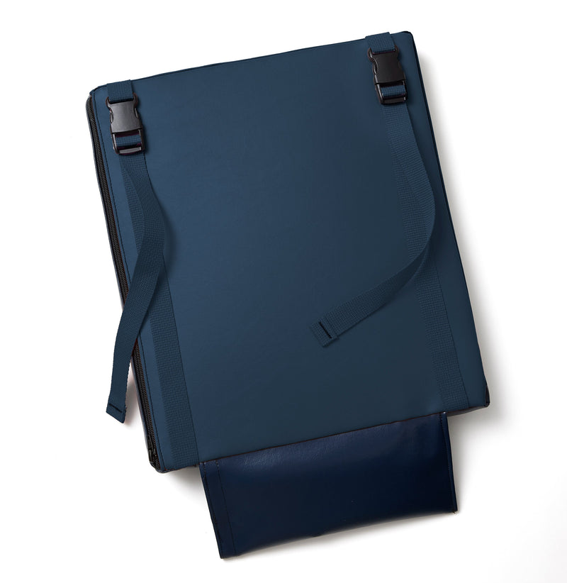 Load image into Gallery viewer, Marine Navy Vinyl / White Logo

