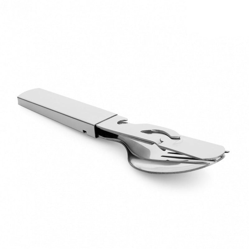 Load image into Gallery viewer, M-Tac Steel Large Cutlery Set (4 items)
