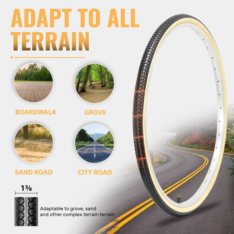 Load image into Gallery viewer, RetroPath Beige Wall - 26×1 3/8 (37-590)
