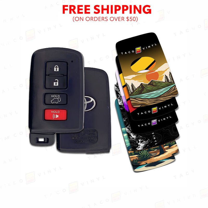 Load image into Gallery viewer, Toyota Key Fob Decals (HYQ14FBB)
