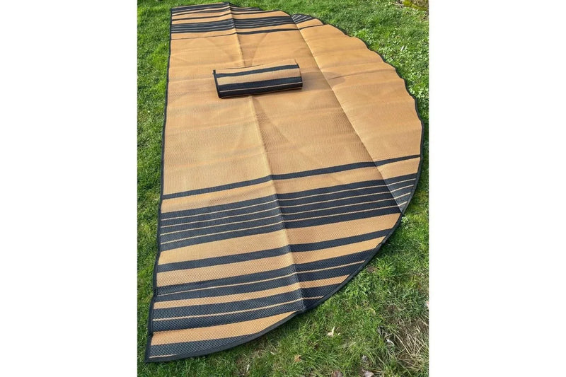 Load image into Gallery viewer, Striped Bell Tent Floor Matting Cover | 13' (4M) Size
