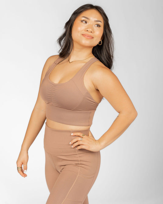 Gametime Bra – Just Brew It (Latte Brown)