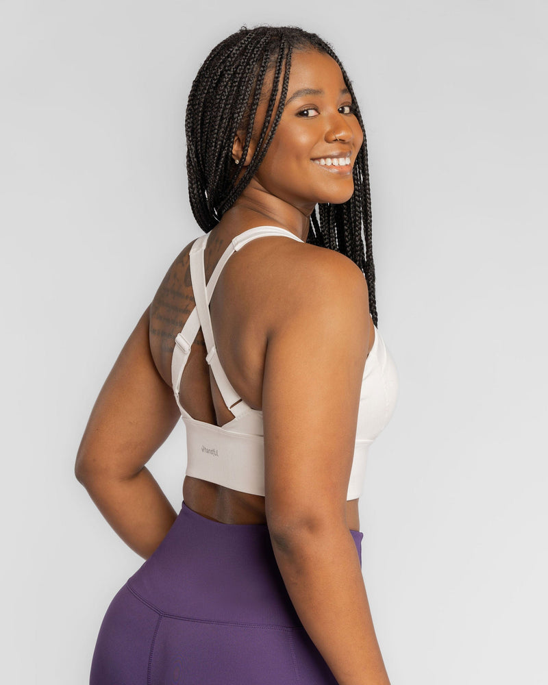 Load image into Gallery viewer, Gametime Bra – No Headlights White
