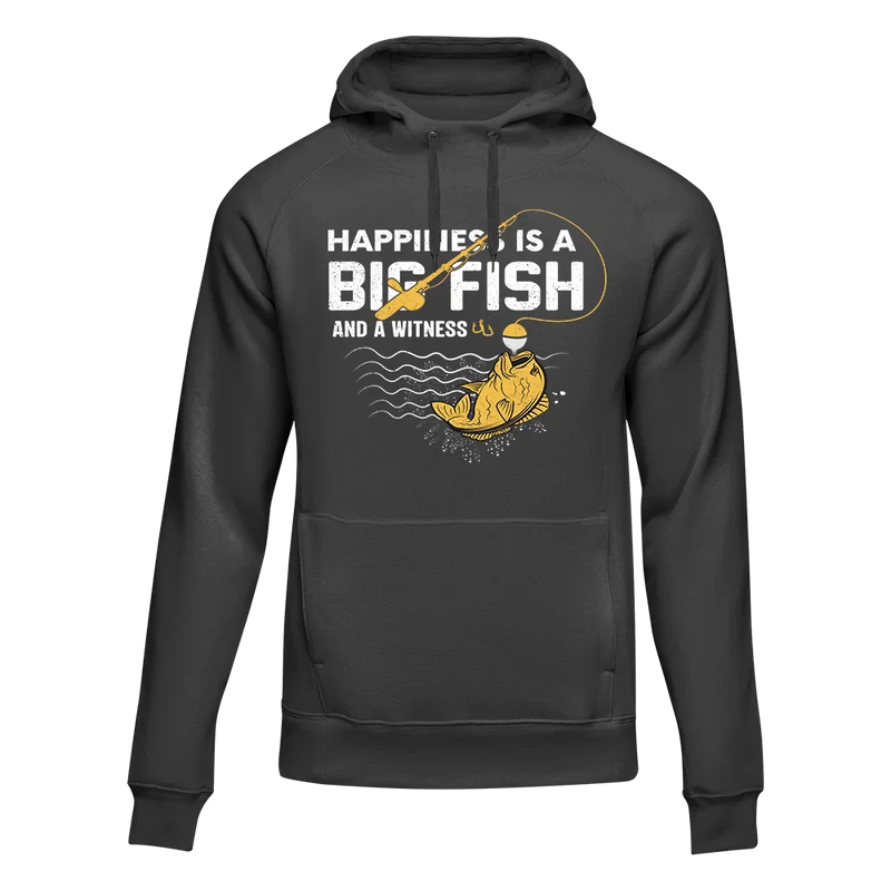 Load image into Gallery viewer, Happiness Is A Big Fish Unisex Hoodie
