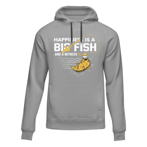 Happiness Is A Big Fish Unisex Hoodie