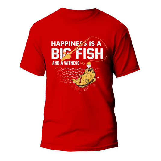 Happiness Is A Big Fish Man T-Shirt