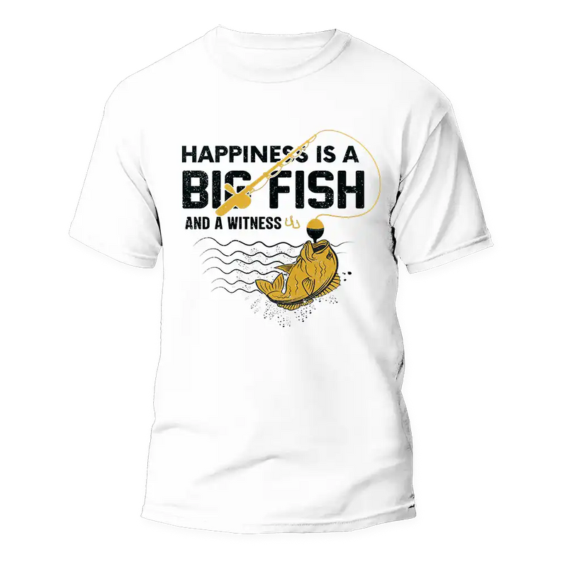Load image into Gallery viewer, Happiness Is A Big Fish Man T-Shirt
