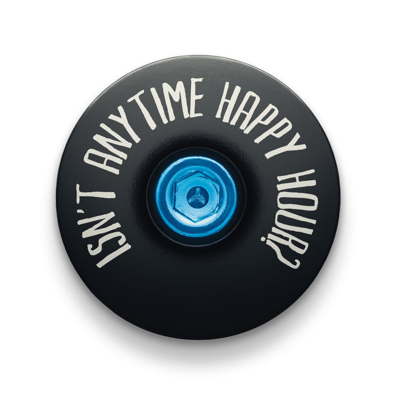 Load image into Gallery viewer, It's 5 of the Clock Anytime - Custom Bicycle Headset Cap
