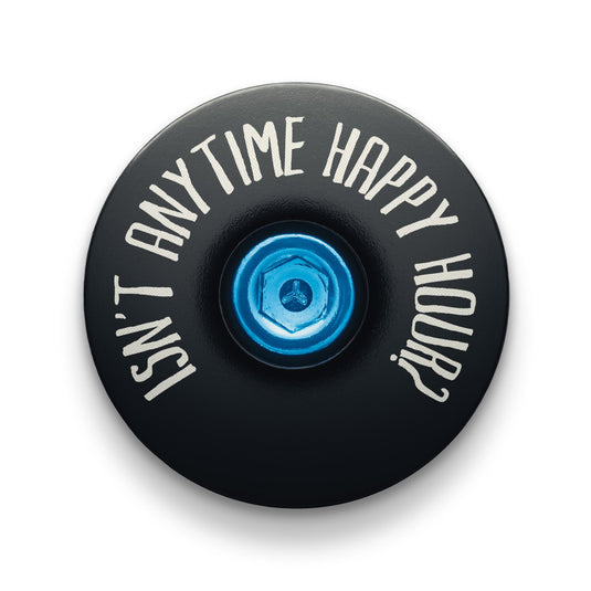 It's 5 of the Clock Anytime - Custom Bicycle Headset Cap