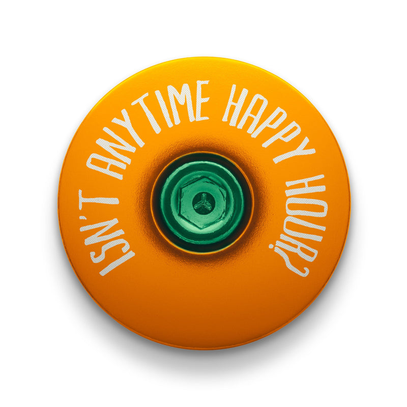 Load image into Gallery viewer, It's 5 of the Clock Anytime - Custom Bicycle Headset Cap
