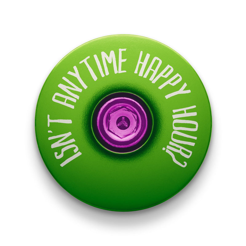 Load image into Gallery viewer, It's 5 of the Clock Anytime - Custom Bicycle Headset Cap
