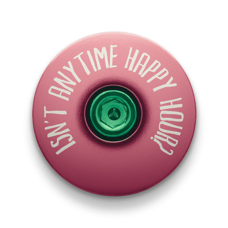 Load image into Gallery viewer, It's 5 of the Clock Anytime - Custom Bicycle Headset Cap
