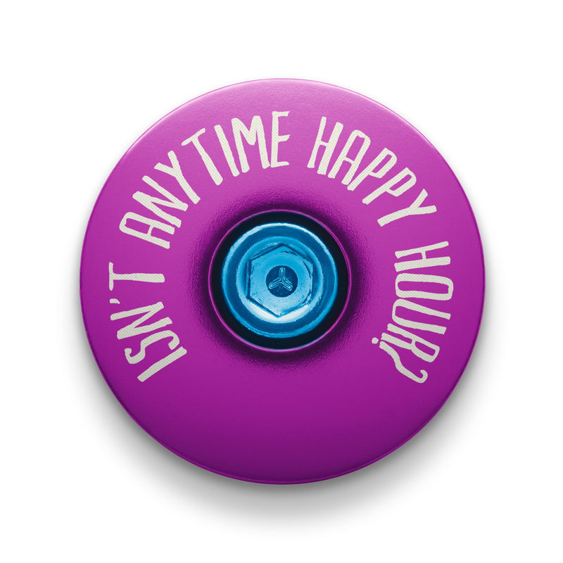 Load image into Gallery viewer, It's 5 of the Clock Anytime - Custom Bicycle Headset Cap
