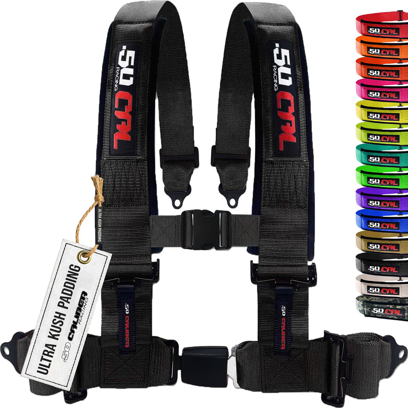 Load image into Gallery viewer, Pro Series 2" &amp; 3" 4 point Harness with push button release
