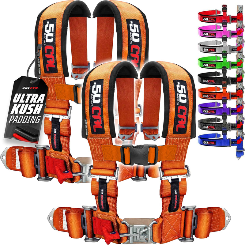 Load image into Gallery viewer, Pro Series 3" 4 point Latch Harness 50 Caliber Racing
