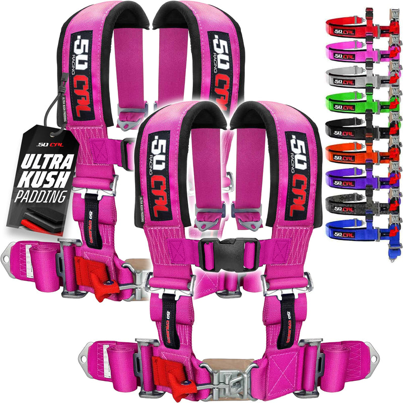 Load image into Gallery viewer, Pro Series 3" 4 point Latch Harness 50 Caliber Racing
