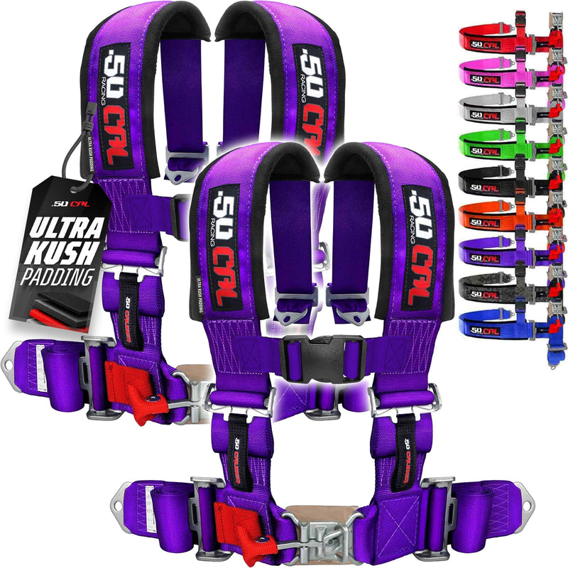 Load image into Gallery viewer, Pro Series 3" 4 point Latch Harness 50 Caliber Racing
