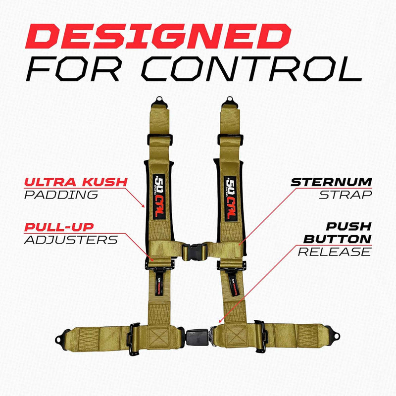 Load image into Gallery viewer, Pro Series 2" &amp; 3" 4 point Harness with push button release
