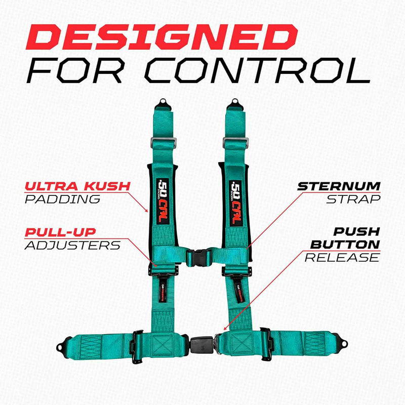 Load image into Gallery viewer, Pro Series 2" &amp; 3" 4 point Harness with push button release
