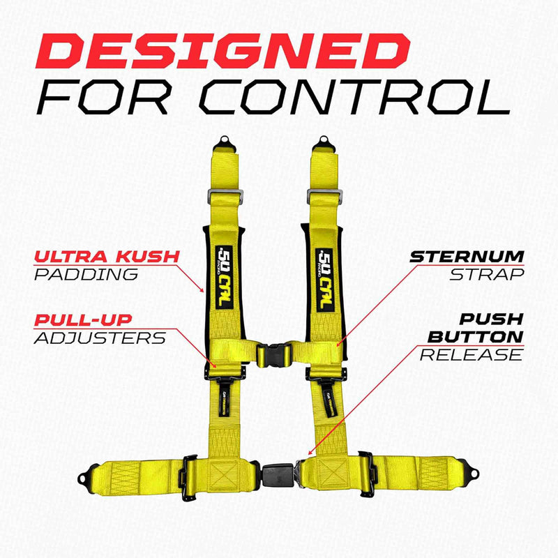 Load image into Gallery viewer, Pro Series 2" &amp; 3" 4 point Harness with push button release
