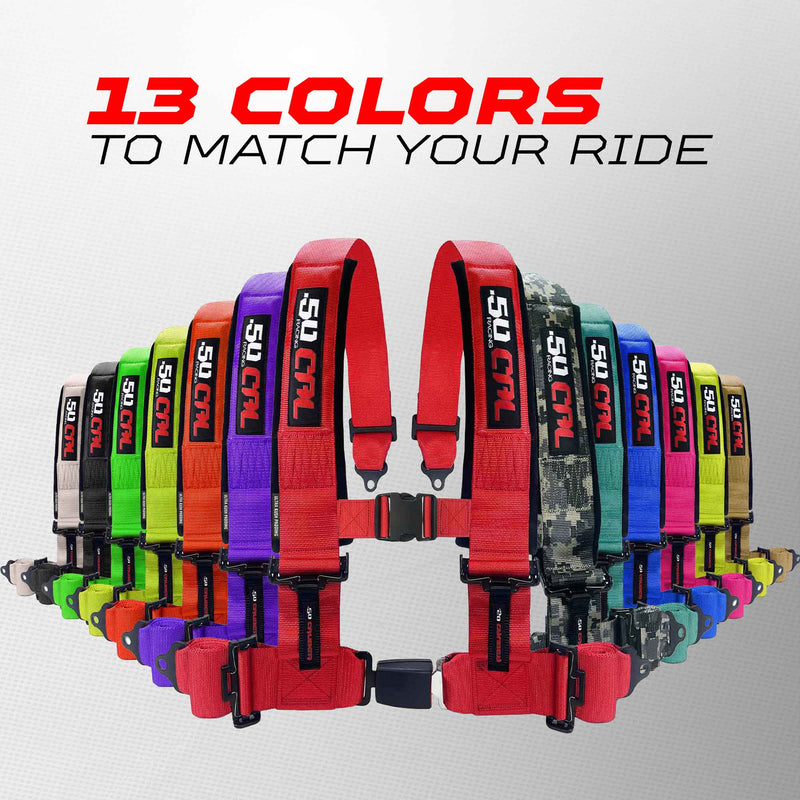 Load image into Gallery viewer, Pro Series 2" &amp; 3" 4 point Harness with push button release
