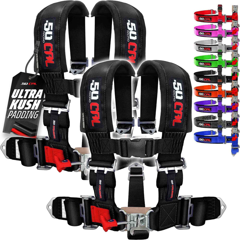 Load image into Gallery viewer, 2" 5 point Pro Series Latch Harness 50 Caliber Racing Harness
