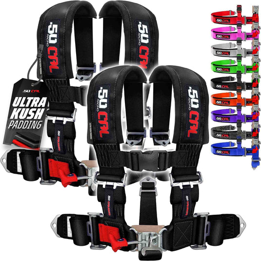 2" 5 point Pro Series Latch Harness 50 Caliber Racing Harness