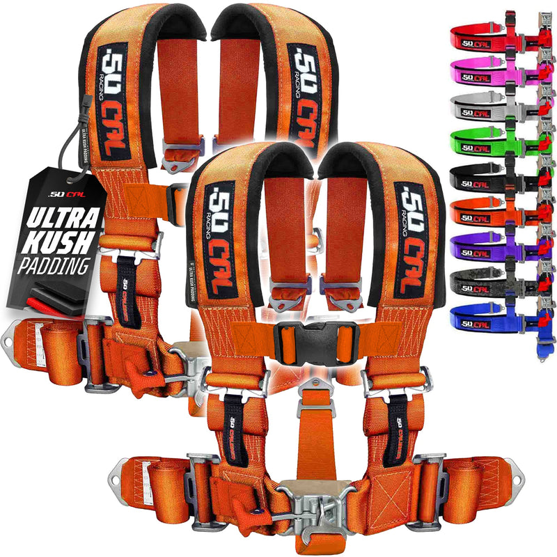Load image into Gallery viewer, 2" 5 point Pro Series Latch Harness 50 Caliber Racing Harness
