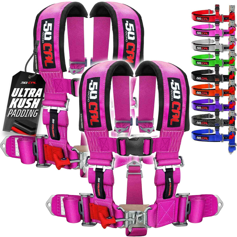 Load image into Gallery viewer, 2" 5 point Pro Series Latch Harness 50 Caliber Racing Harness
