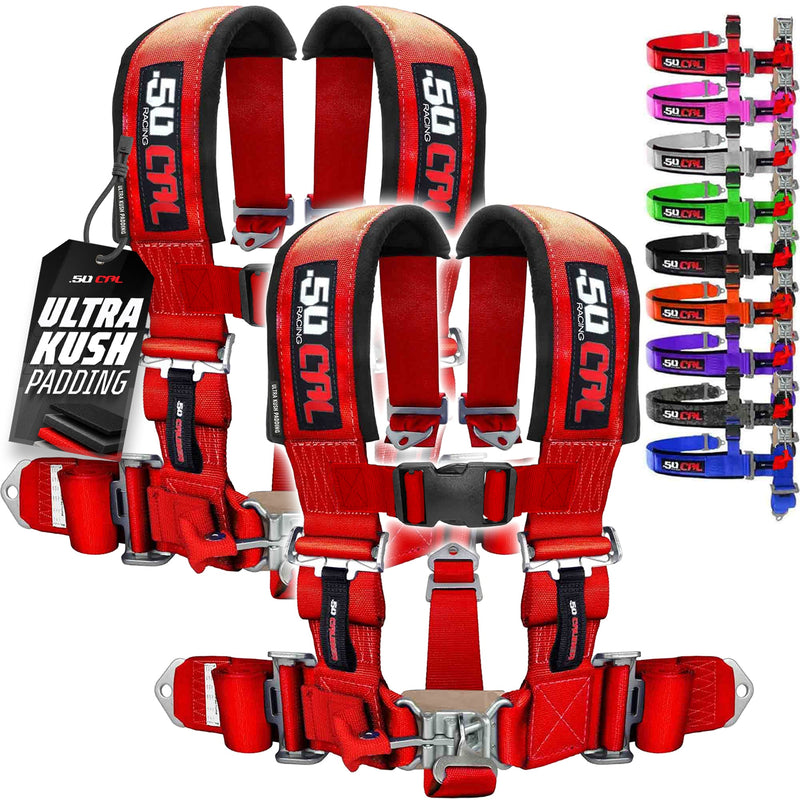 Load image into Gallery viewer, 2" 5 point Pro Series Latch Harness 50 Caliber Racing Harness
