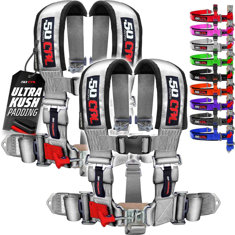 Load image into Gallery viewer, 2" 5 point Pro Series Latch Harness 50 Caliber Racing Harness
