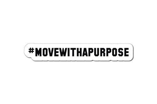 #MOVEWITHAPURPOSE HELMET DECAL