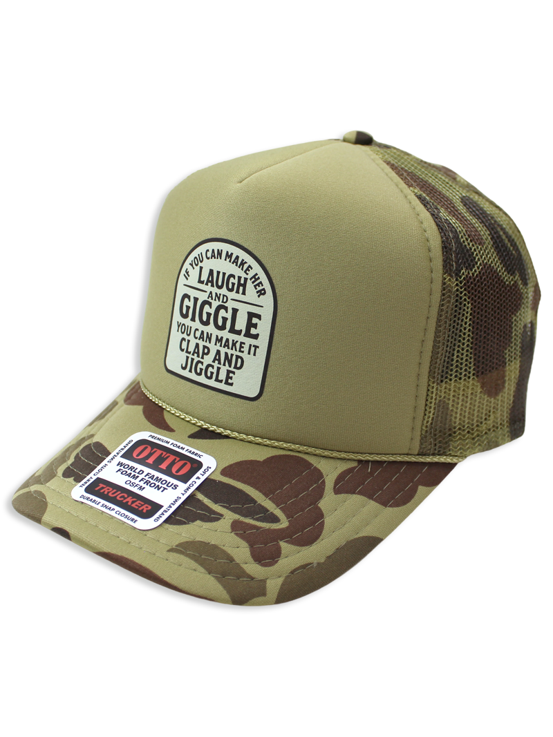 Load image into Gallery viewer, Laugh &amp; Giggle Trucker Hat
