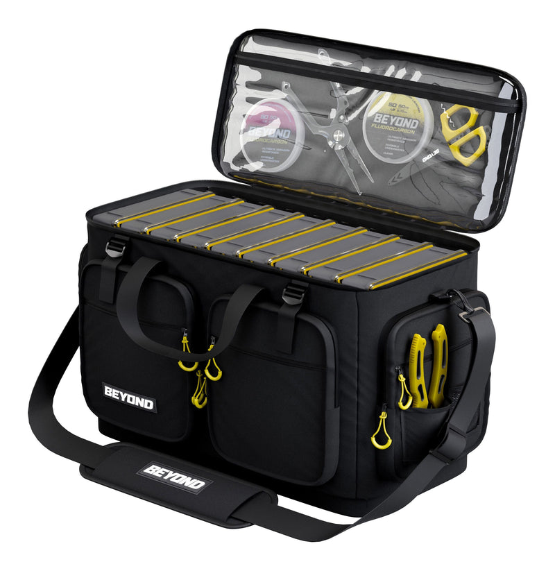 Load image into Gallery viewer, Beyond Fishing Hauler Tackle Bags  With or Without Tackle Box Available in Medium, Large, and Extra-Large
