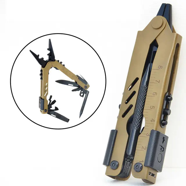 Load image into Gallery viewer, Multitool Multifunctional Stainless steel Pliers For Camping, Hiking and everyday Use
