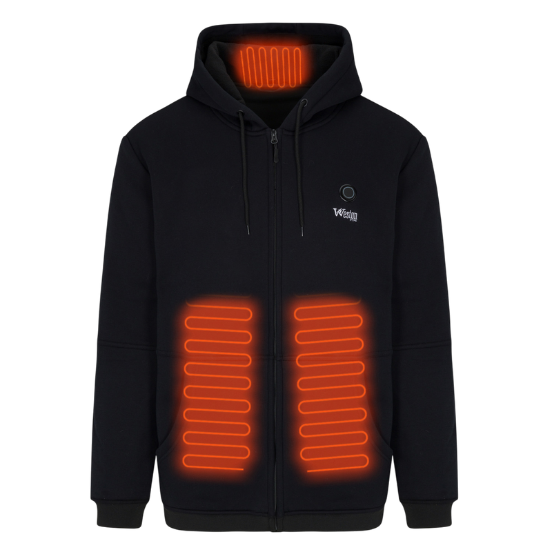 Load image into Gallery viewer, Heated Zip Hoodie for Men and Women
