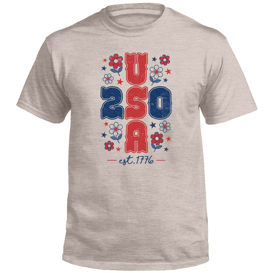 Red, White & Bloom (Front Print)