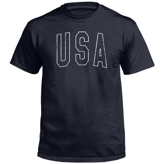 USA Collegiate Solid White (Front)