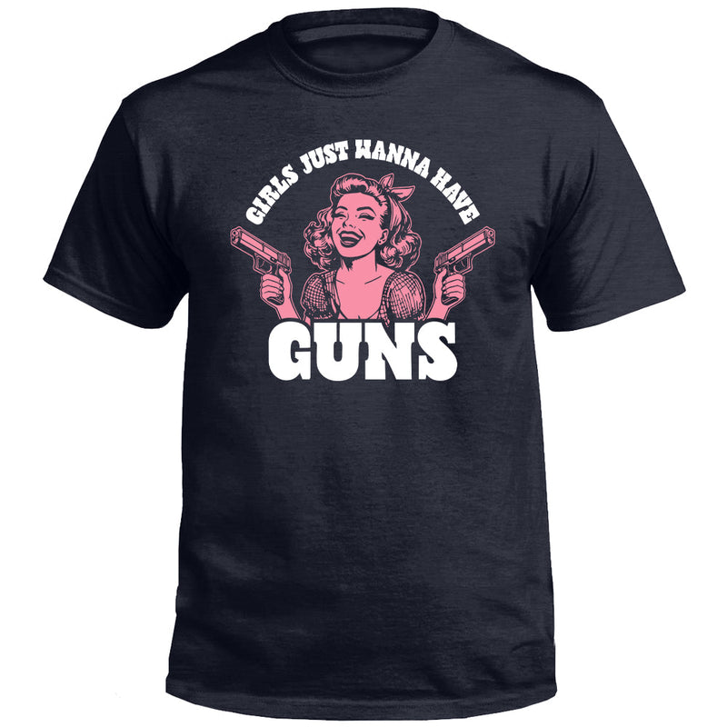 Load image into Gallery viewer, Girls Just Wanna Have Guns (Front Print)
