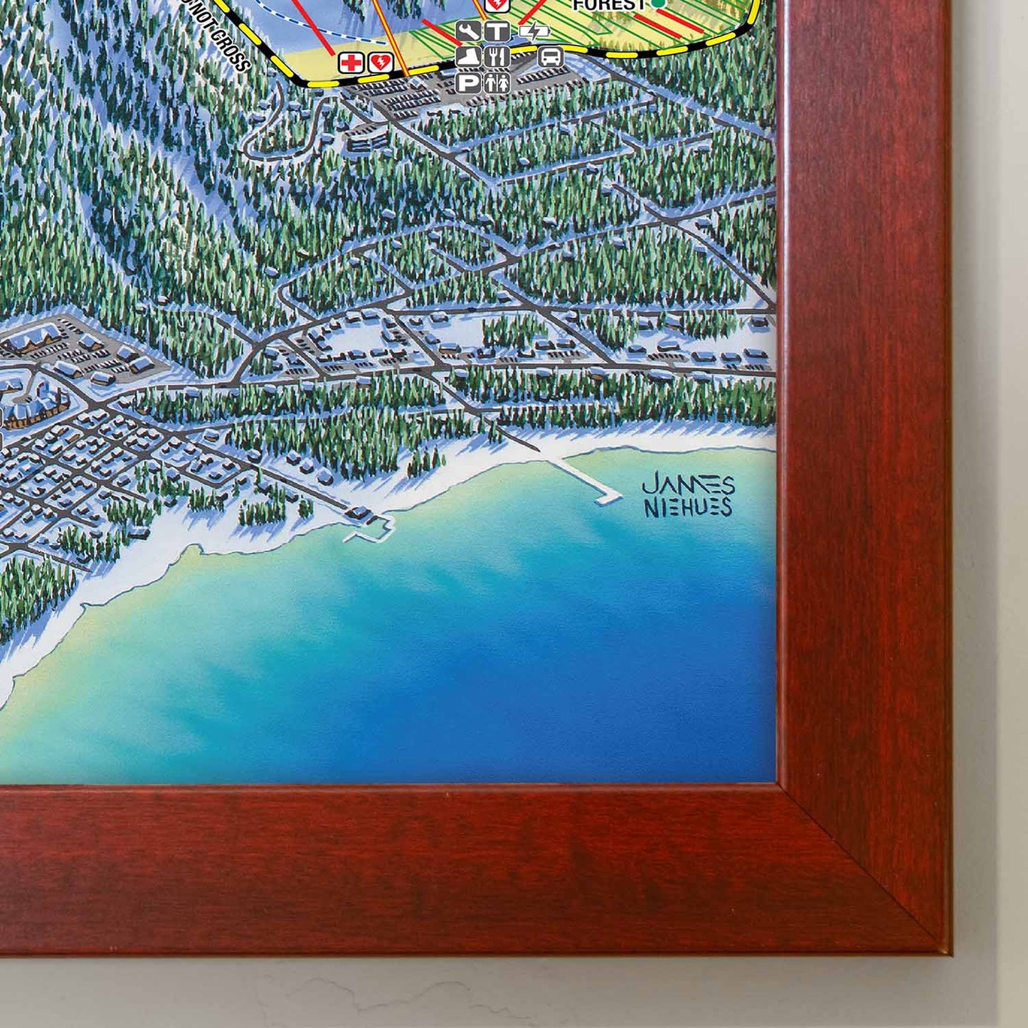 Heavenly Ski Resort | Trail Map Poster