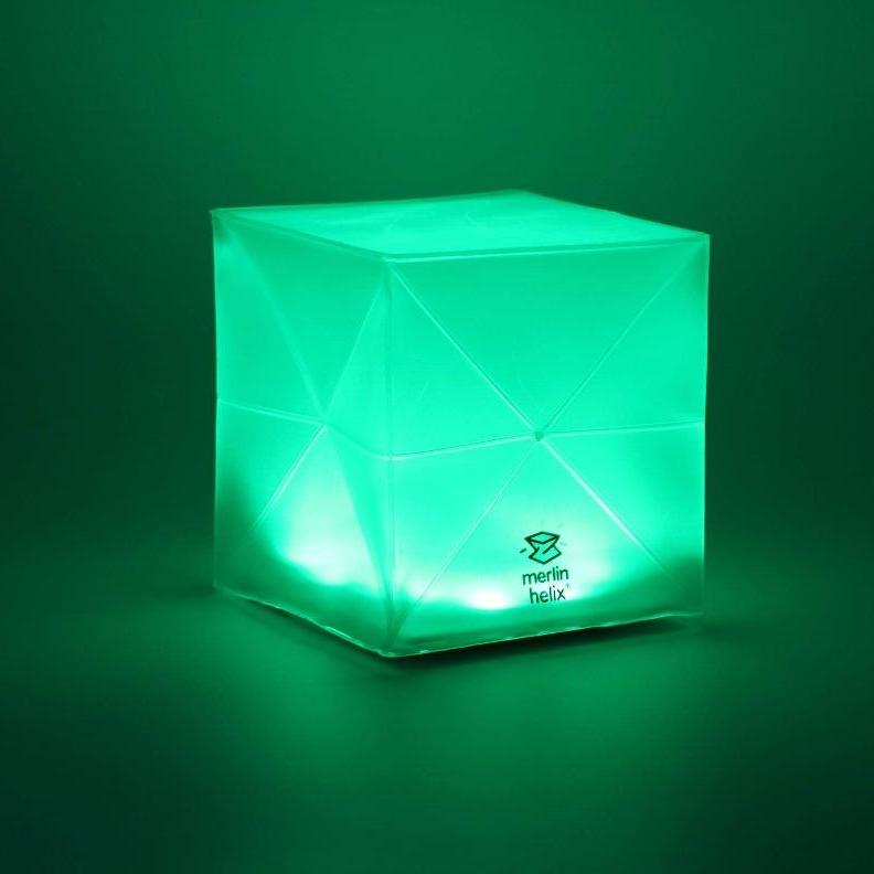 Load image into Gallery viewer, Multicolor Helix Merlin – Color Therapy Lamp for Mood Enhancement &amp; Emotional Wellness
