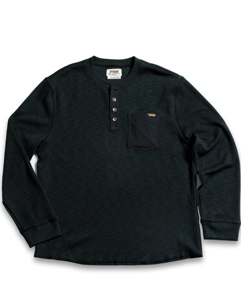 Load image into Gallery viewer, Draper Henley - Vintage Black
