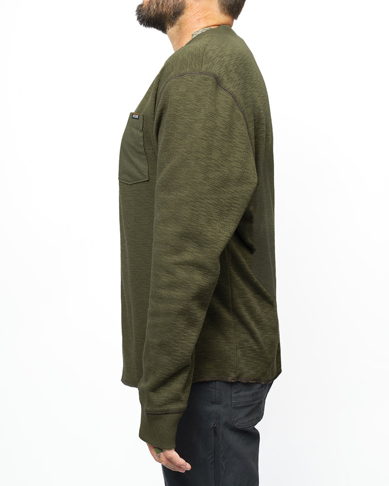 Load image into Gallery viewer, Draper Henley - Dark Olive
